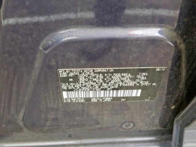 JTLZE4FE0B1131563 - 2011 TOYOTA SCION XB 蓝色 照片 10