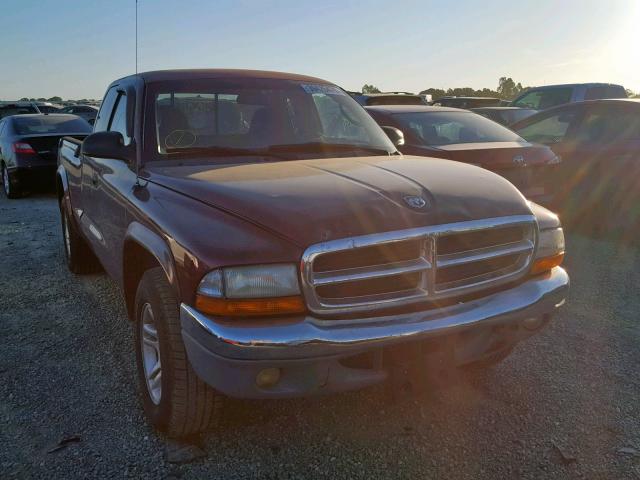 1D7GL42N53S105539 - 2003 DODGE DAKOTA SLT RED photo 1