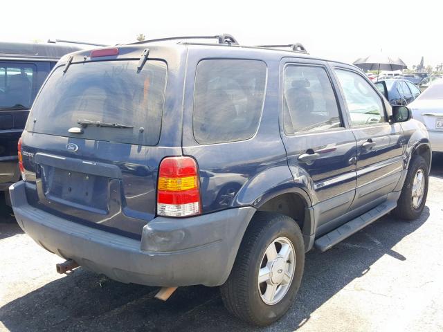 1FMCU02163KC35191 - 2003 FORD ESCAPE XLS BLUE photo 4