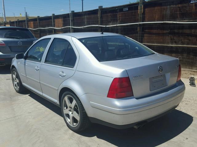 3VWVH69M13M077207 - 2003 VOLKSWAGEN JETTA GLI SILVER photo 3