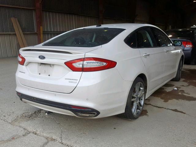 3FA6P0K92DR114370 - 2013 FORD FUSION TIT WHITE photo 4