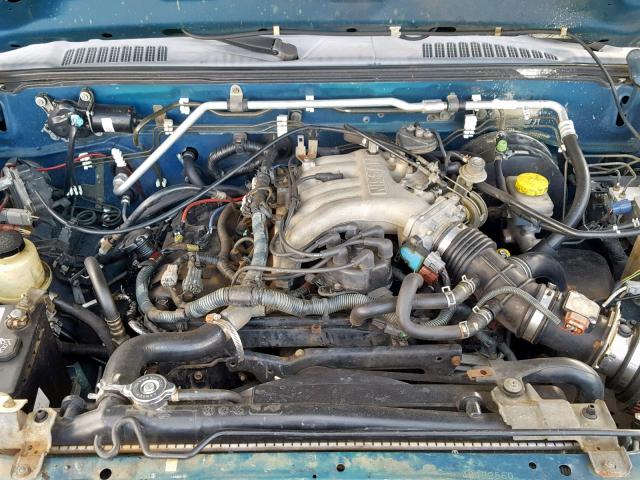 1N6ED27T24C482560 - 2004 NISSAN FRONTIER C BLUE photo 7