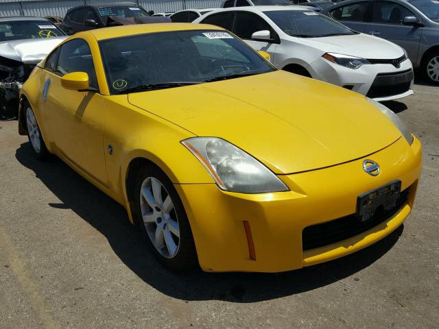 JN1AZ34D75M606360 - 2005 NISSAN 350Z COUPE YELLOW photo 1