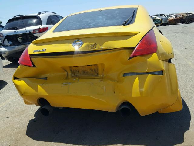 JN1AZ34D75M606360 - 2005 NISSAN 350Z COUPE YELLOW photo 6