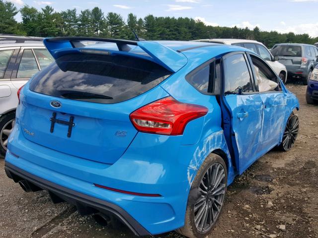 WF0DP3TH4H4124791 - 2017 FORD FOCUS RS BLUE photo 4