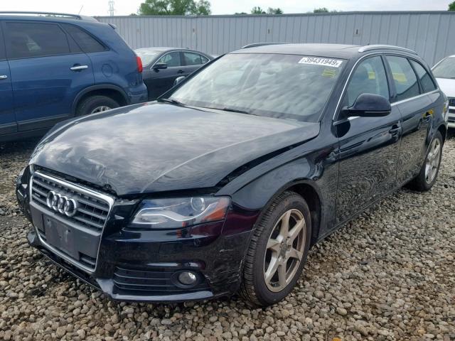 WAUVF68K09A133424 - 2009 AUDI A4 2.0T AV BLACK photo 2