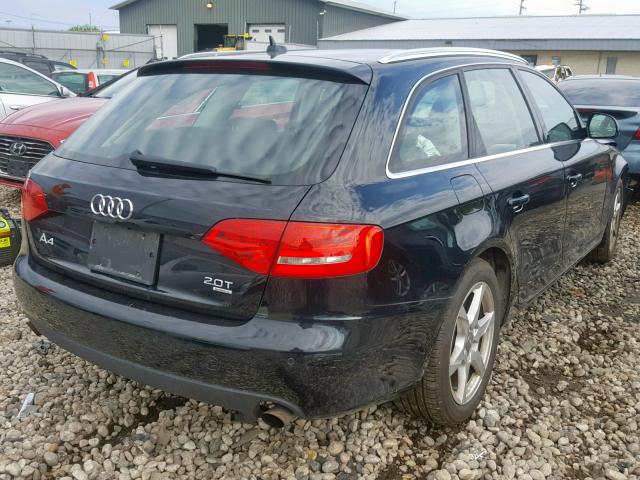 WAUVF68K09A133424 - 2009 AUDI A4 2.0T AV BLACK photo 4