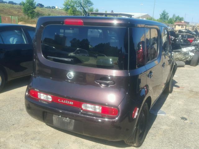 JN8AZ2KR7AT165775 - 2010 NISSAN CUBE BASE BROWN photo 4