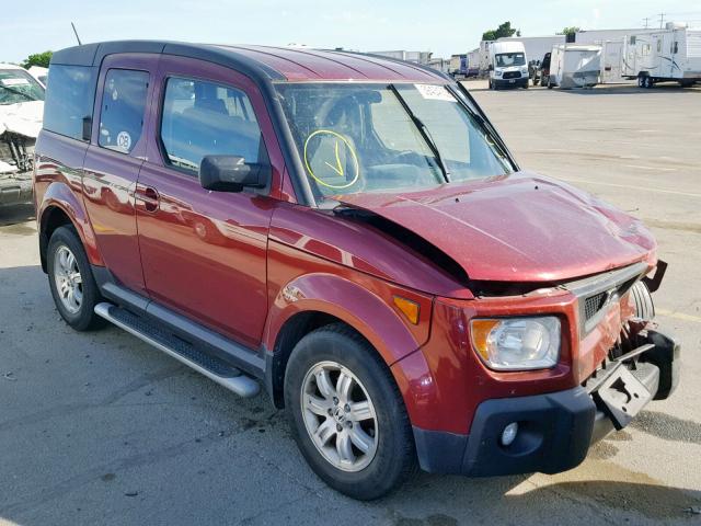 5J6YH28756L010095 - 2006 HONDA ELEMENT EX MAROON photo 1