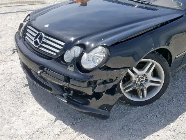 WDBPJ75J76A047811 - 2006 MERCEDES-BENZ CL 500 BLACK photo 9