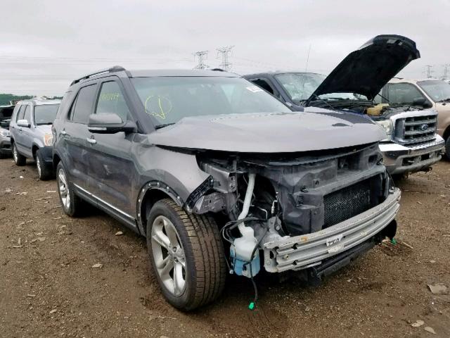 1FMHK8F86BGA75624 - 2011 FORD EXPLORER L GRAY photo 1