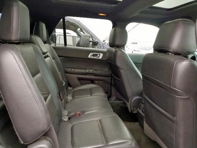 1FMHK8F86BGA75624 - 2011 FORD EXPLORER L GRAY photo 6