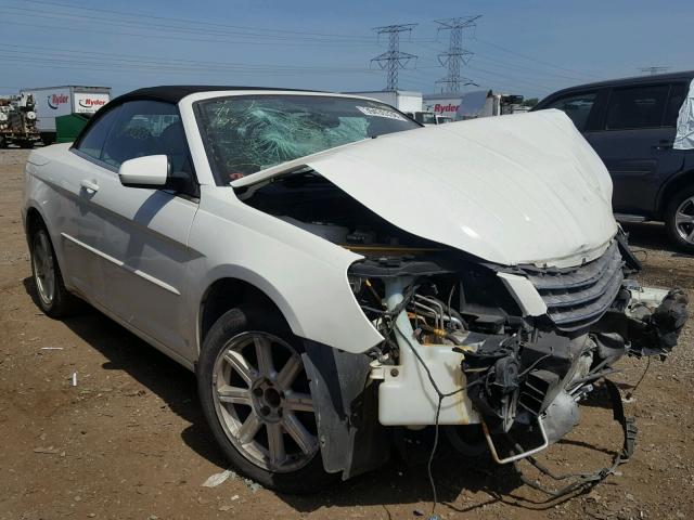 1C3LC55R68N157298 - 2008 CHRYSLER SEBRING TO WHITE photo 1