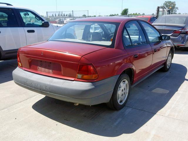 1G8ZF5286WZ294296 - 1998 SATURN SL RED photo 4