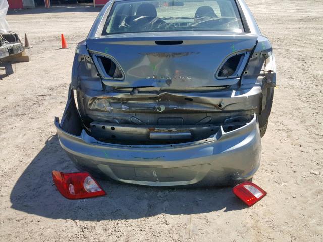 1C3LC56R07N532258 - 2007 CHRYSLER SEBRING TO GRAY photo 9