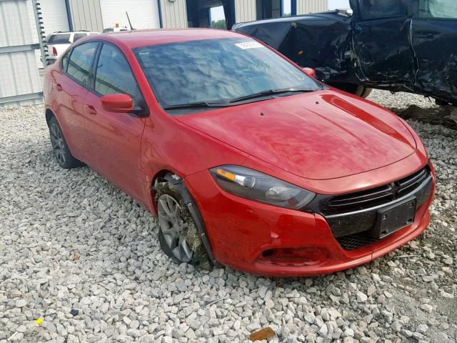 1C3CDFBB9ED907756 - 2014 DODGE DART SXT RED photo 1