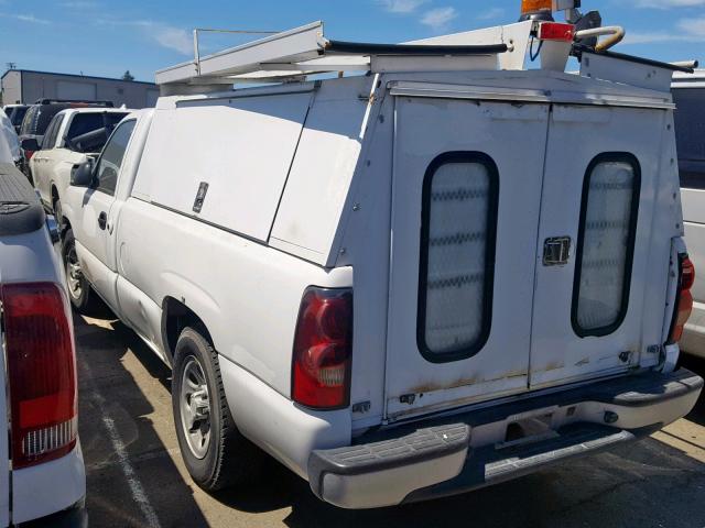 1GCEC14XX7Z149757 - 2007 CHEVROLET SILVERADO WHITE photo 3