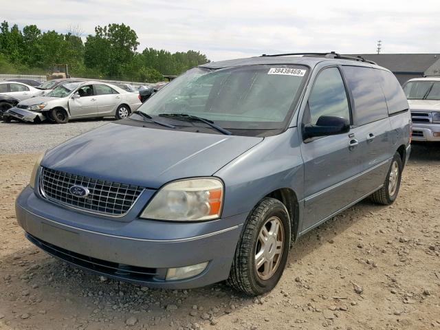 2FMZA522X4BB00140 - 2004 FORD FREESTAR S BLUE photo 2