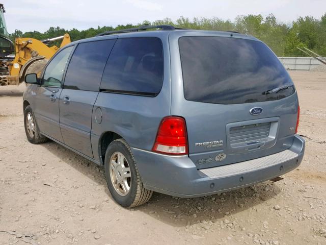 2FMZA522X4BB00140 - 2004 FORD FREESTAR S BLUE photo 3