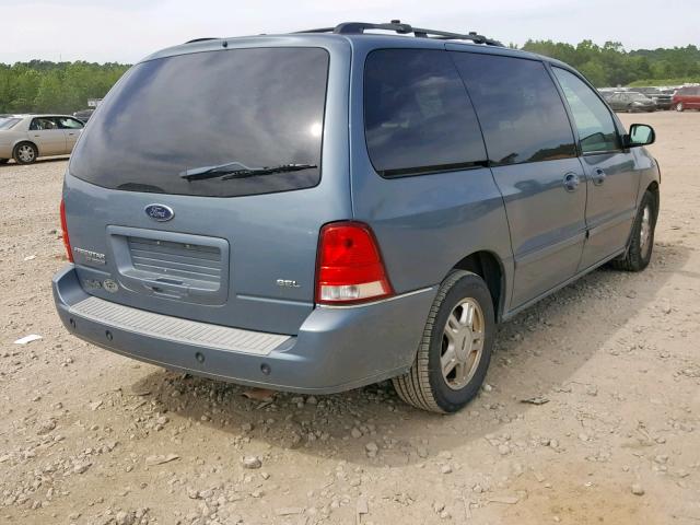 2FMZA522X4BB00140 - 2004 FORD FREESTAR S BLUE photo 4