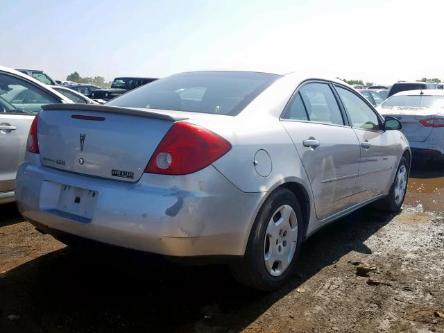 1G2ZF55B864265154 - 2006 PONTIAC G6 SE SILVER photo 4