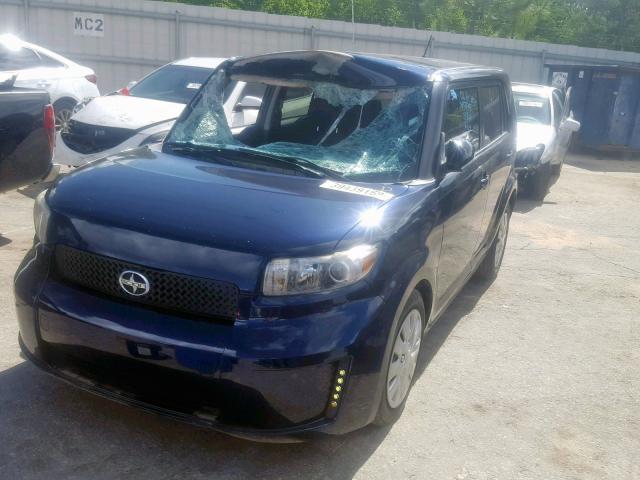 JTLKE50E081031844 - 2008 TOYOTA SCION XB 蓝色 照片 2