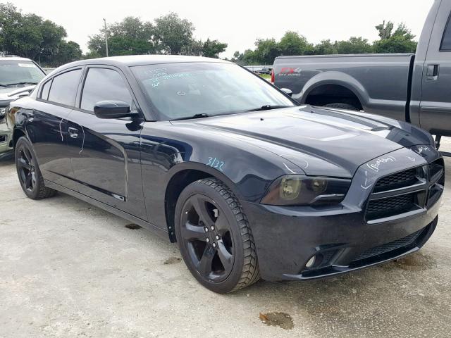 2C3CDXHG1DH643488 - 2013 DODGE CHARGER SX BLACK photo 1