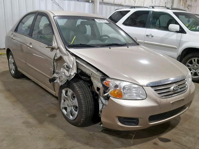 KNAFE121675467781 - 2007 KIA SPECTRA EX BEIGE photo 1