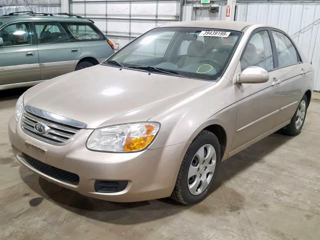 KNAFE121675467781 - 2007 KIA SPECTRA EX BEIGE photo 2