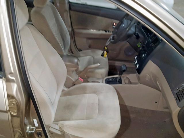 KNAFE121675467781 - 2007 KIA SPECTRA EX BEIGE photo 5