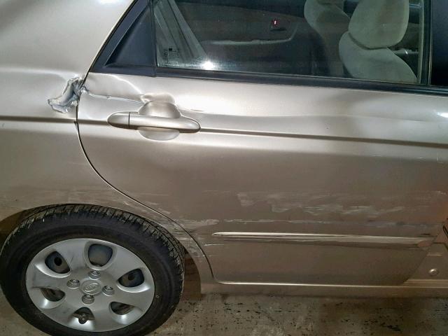 KNAFE121675467781 - 2007 KIA SPECTRA EX BEIGE photo 9