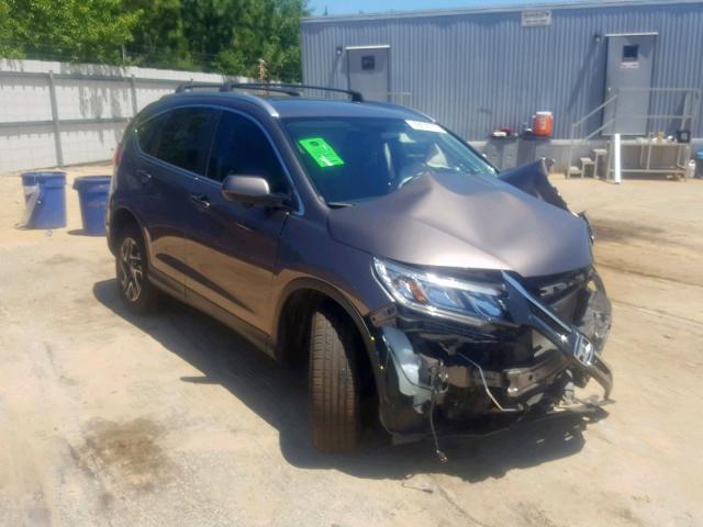 5J6RM4H75FL009170 - 2015 HONDA CR-V EXL GRAY photo 1