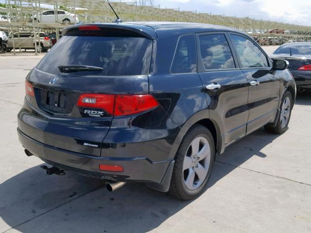 5J8TB18518A018463 - 2008 ACURA RDX TECHNO BLACK photo 4