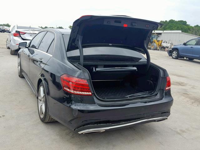 WDDHF5KB0EA909327 - 2014 MERCEDES-BENZ E 350 BLACK photo 3