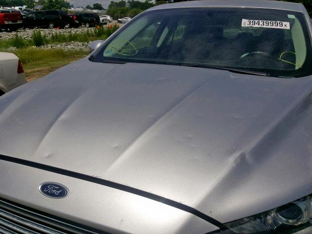 3FA6P0G76DR167225 - 2013 FORD FUSION S SILVER photo 9