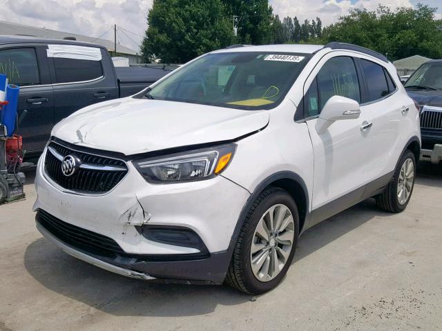 KL4CJASB4JB528803 - 2018 BUICK ENCORE PRE WHITE photo 2