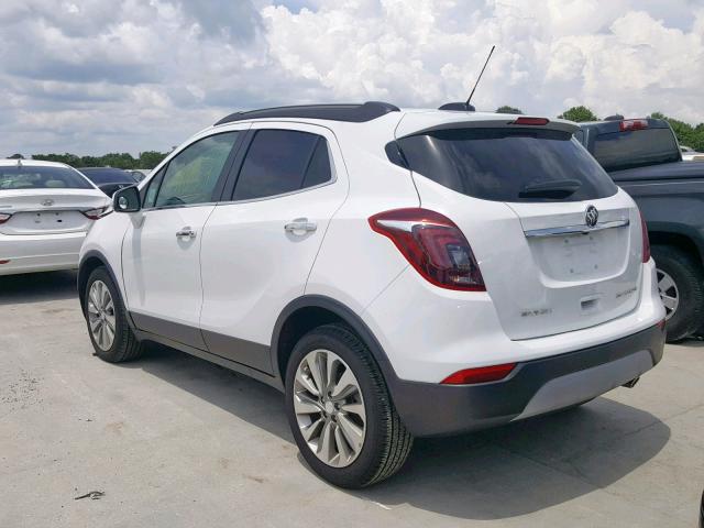 KL4CJASB4JB528803 - 2018 BUICK ENCORE PRE WHITE photo 3