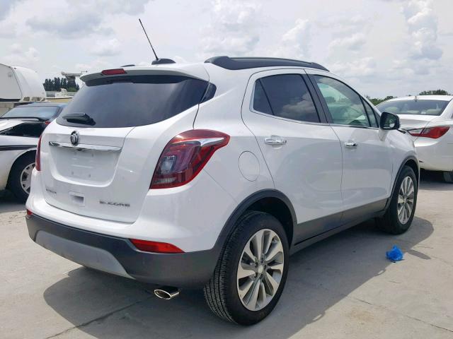 KL4CJASB4JB528803 - 2018 BUICK ENCORE PRE WHITE photo 4