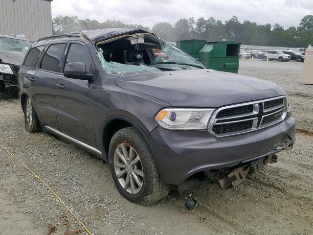 1C4RDHAG2HC870056 - 2017 DODGE DURANGO SX CHARCOAL photo 1