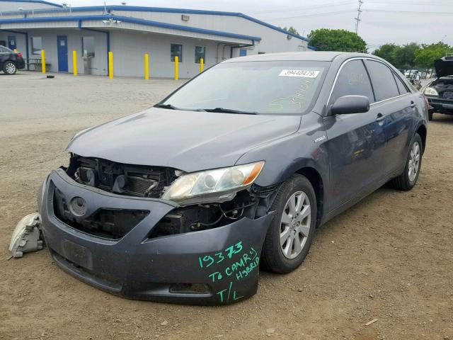 4T1BB46K27U020218 - 2007 TOYOTA CAMRY NEW GRAY photo 2