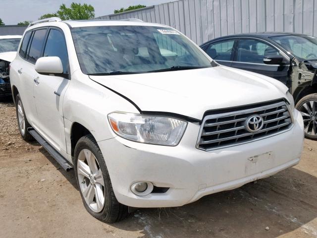 JTEDK3EH6A2162373 - 2010 TOYOTA HIGHLANDER WHITE photo 1