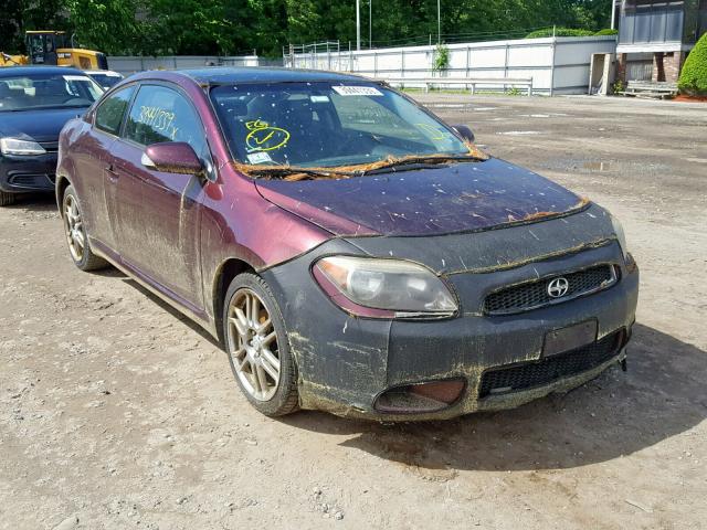 JTKDE167970186539 - 2007 TOYOTA SCION TC ბურგუნდია ფოტო 1