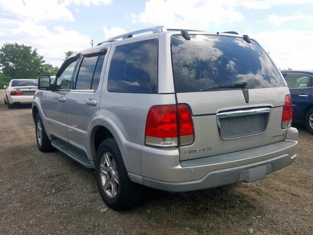 5LMEU88H14ZJ21214 - 2004 LINCOLN AVIATOR Gümüş foto 3