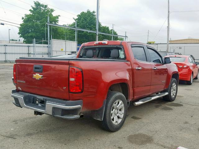 1GCGSBE30F1170076 - 2015 CHEVROLET COLORADO L ORANGE photo 4