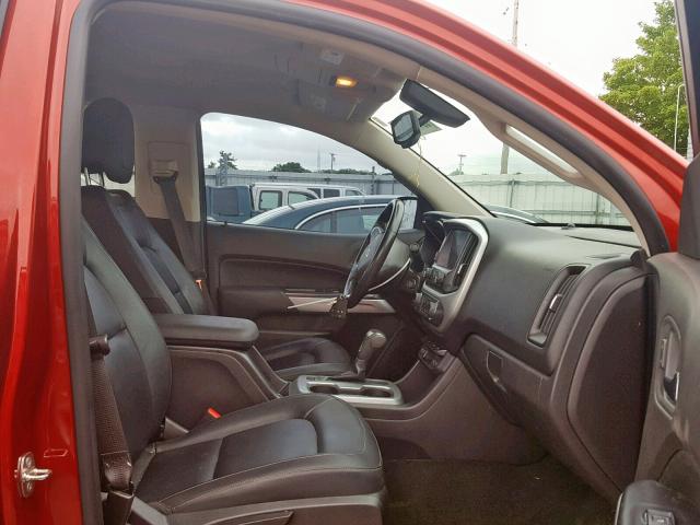 1GCGSBE30F1170076 - 2015 CHEVROLET COLORADO L ORANGE photo 5