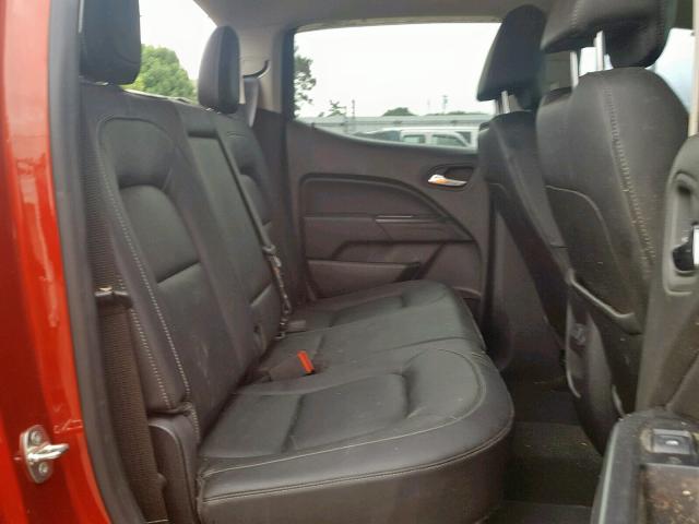 1GCGSBE30F1170076 - 2015 CHEVROLET COLORADO L ORANGE photo 6