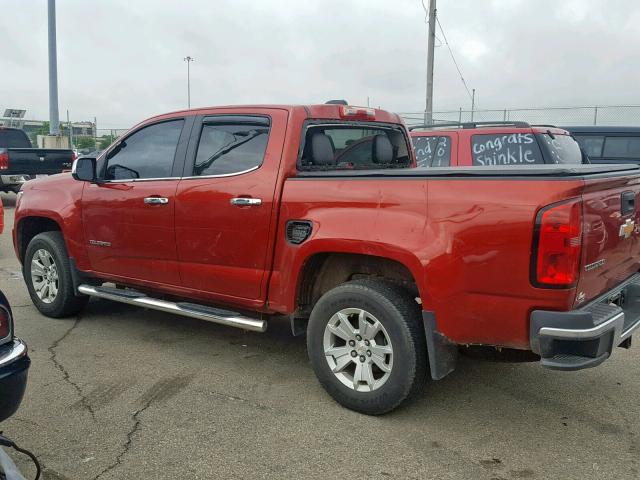 1GCGSBE30F1170076 - 2015 CHEVROLET COLORADO L ORANGE photo 9