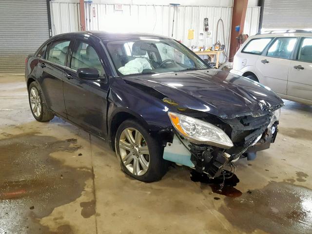 1C3CCBBB2CN146653 - 2012 CHRYSLER 200 TOURIN BLUE photo 1