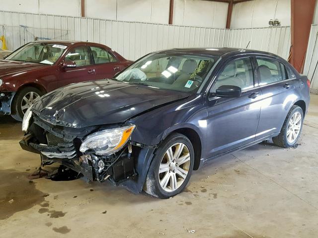 1C3CCBBB2CN146653 - 2012 CHRYSLER 200 TOURIN BLUE photo 2