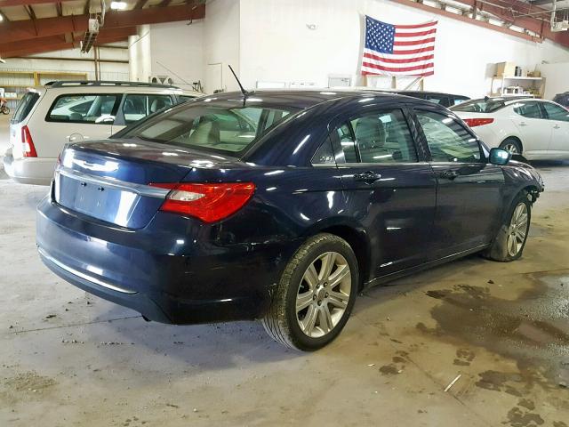 1C3CCBBB2CN146653 - 2012 CHRYSLER 200 TOURIN BLUE photo 4